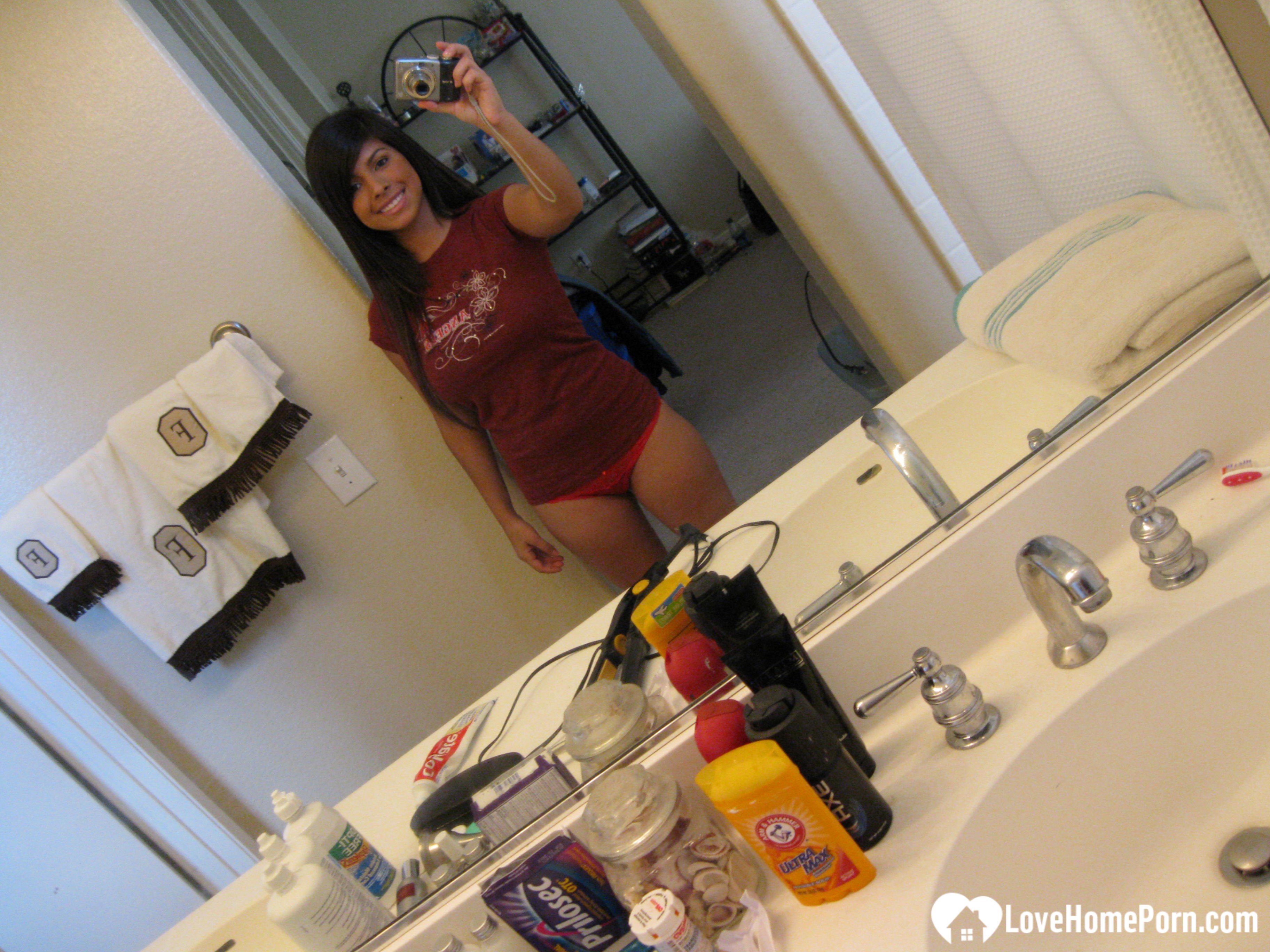 Teasing action by a big boobed chick