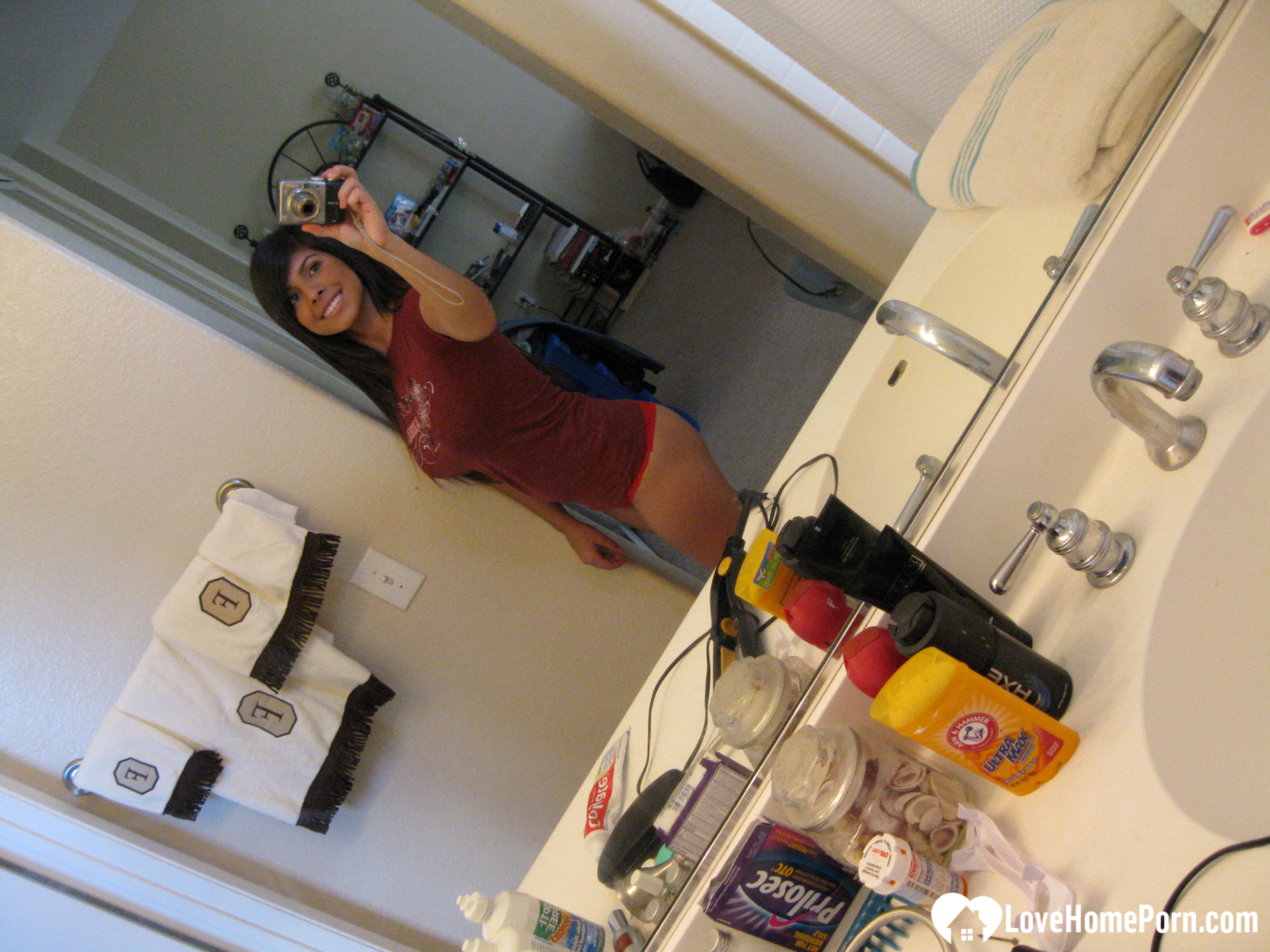 Teasing action by a big boobed chick