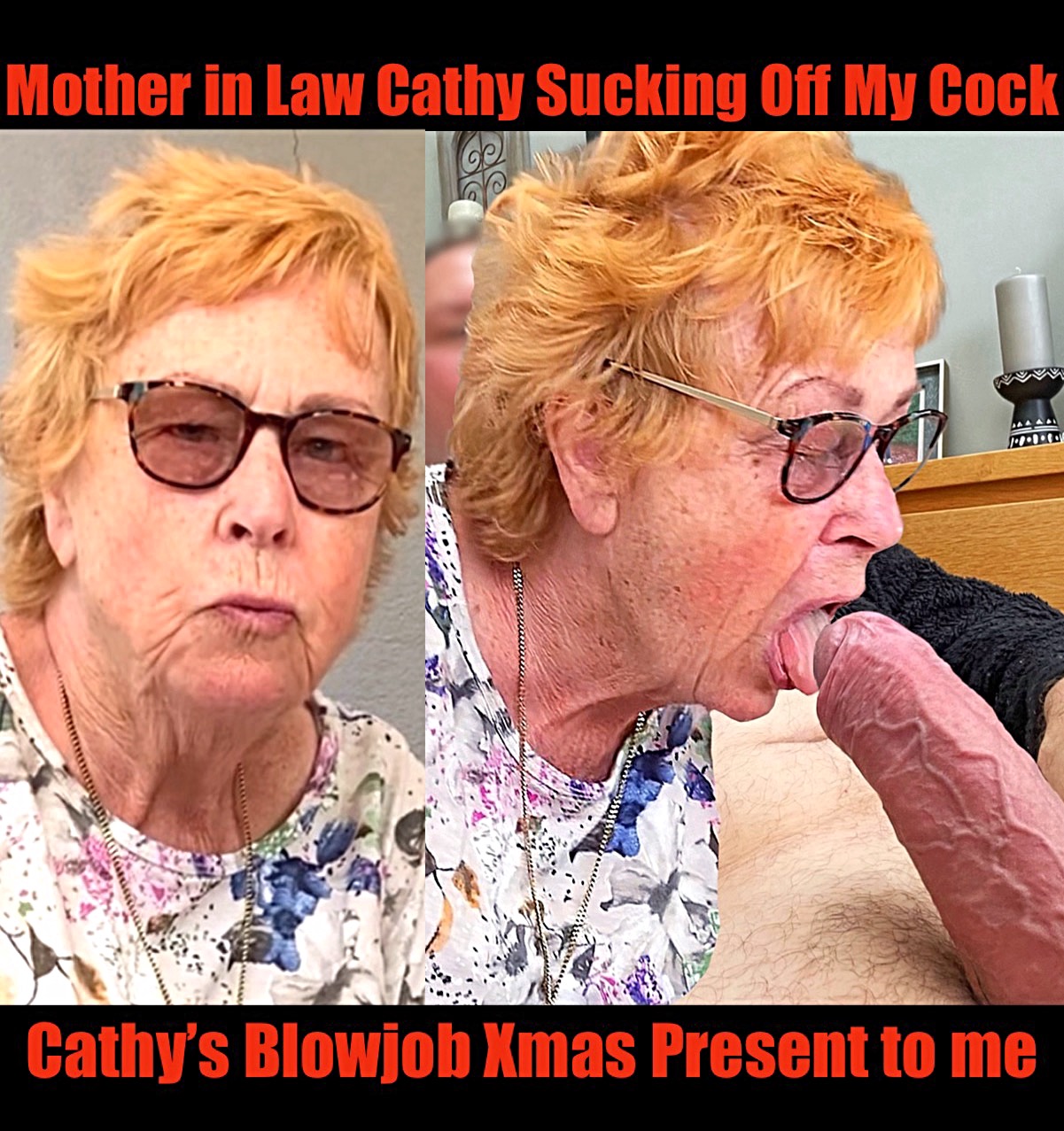 Cathy Slut Neighbour Granny Sucking off a Big Fat Cock (1 pictures) -  Shooshtime