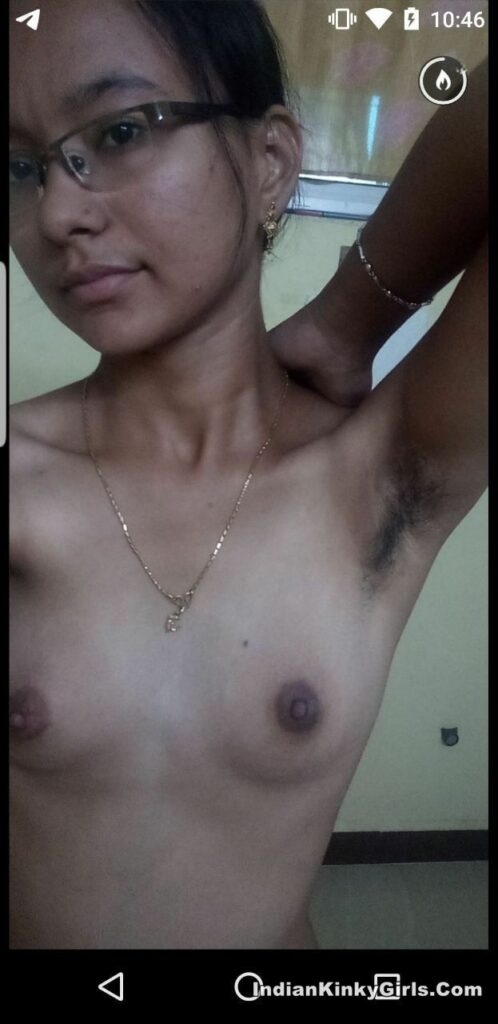 Indian College Girl Nude Small Tits Selfies