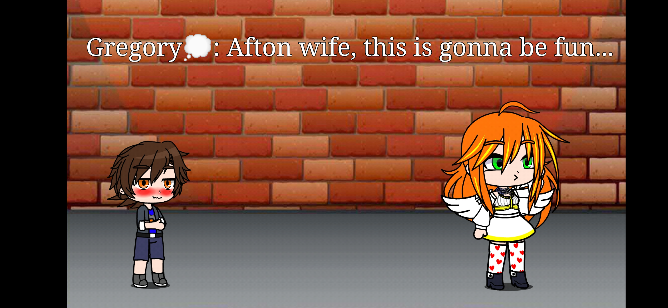 Gregory fuck Mrs Afton