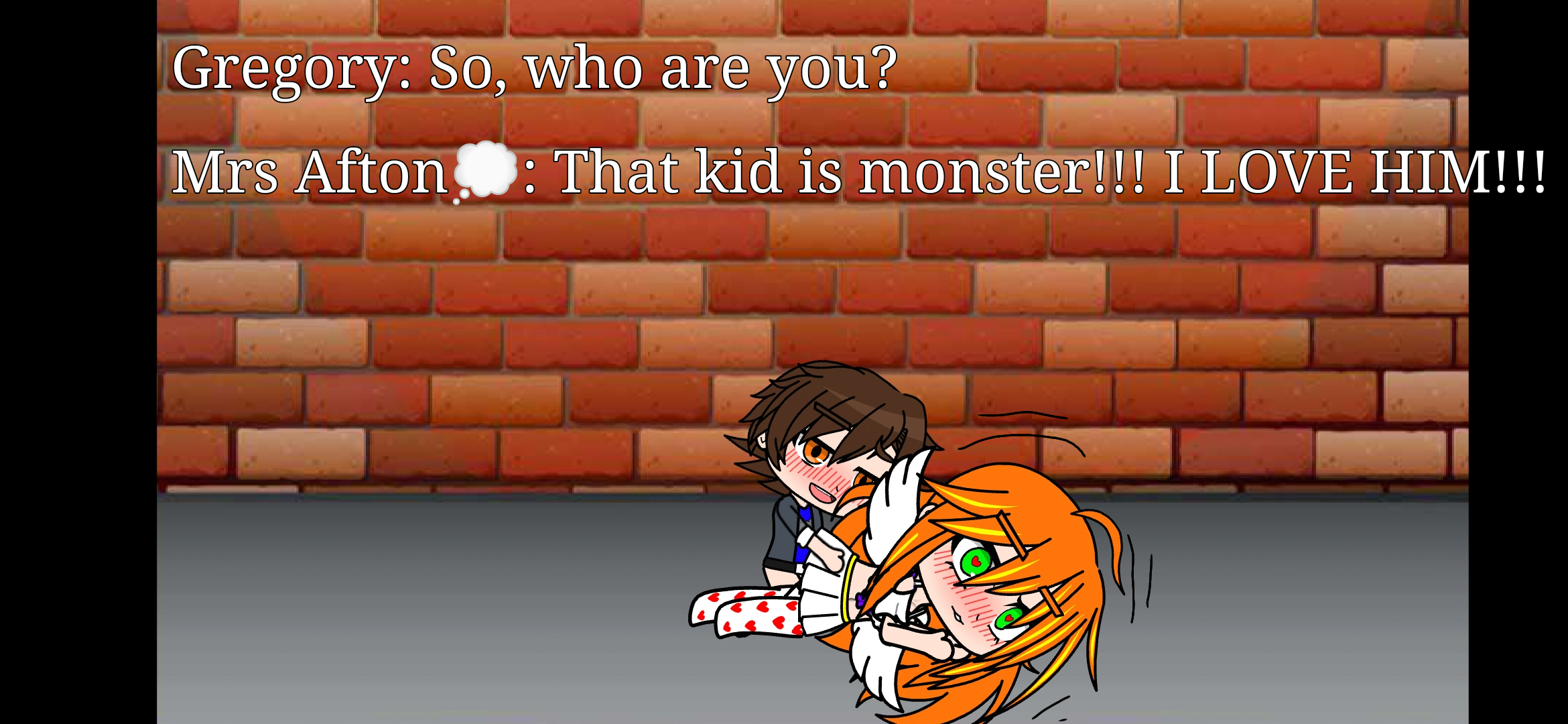 Gregory fuck Mrs Afton