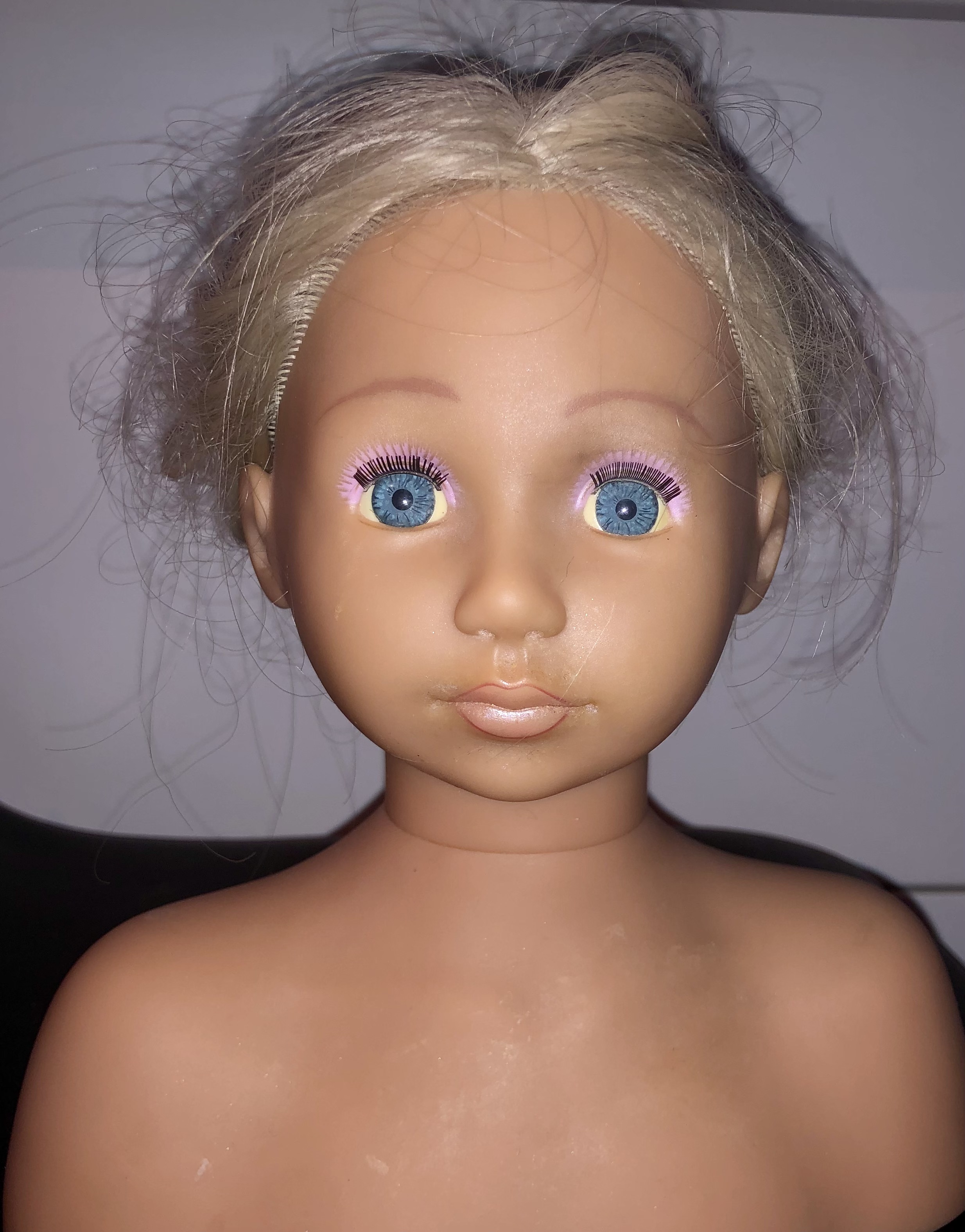 Smelly Hairdresser doll part 2  precum and cumshot