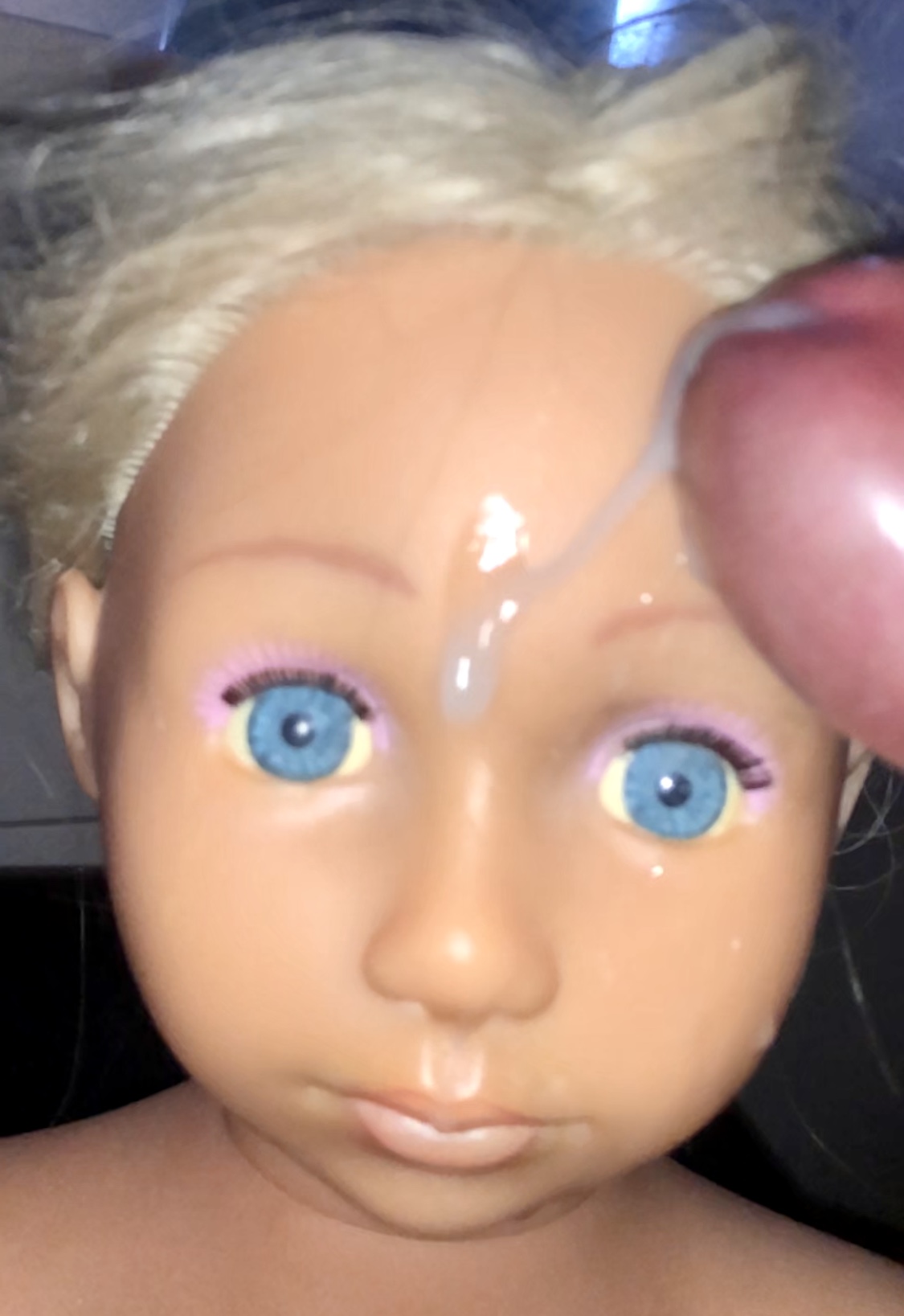 Smelly Hairdresser doll part 2  precum and cumshot