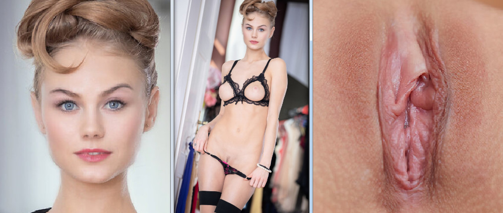 Nancy A opens her vagina 8