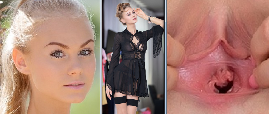 Nancy A opens her vagina 8