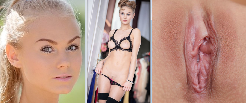 Nancy A opens her vagina 8