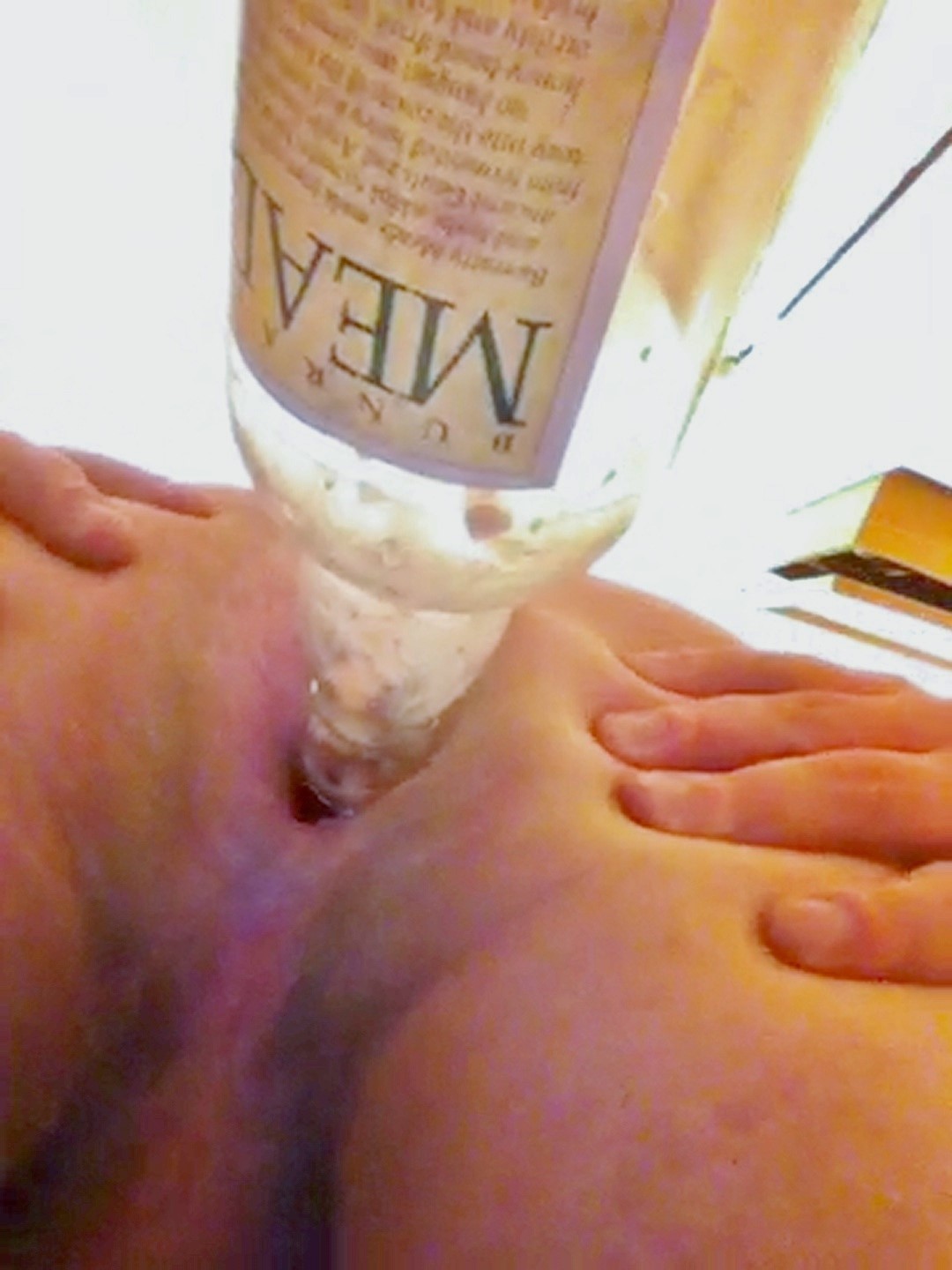 Anal Bottle Insertion