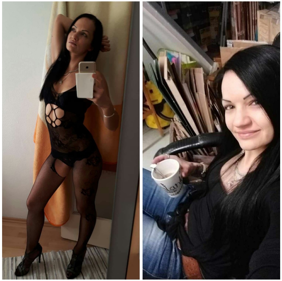 Bodystocking high heels ass selfie