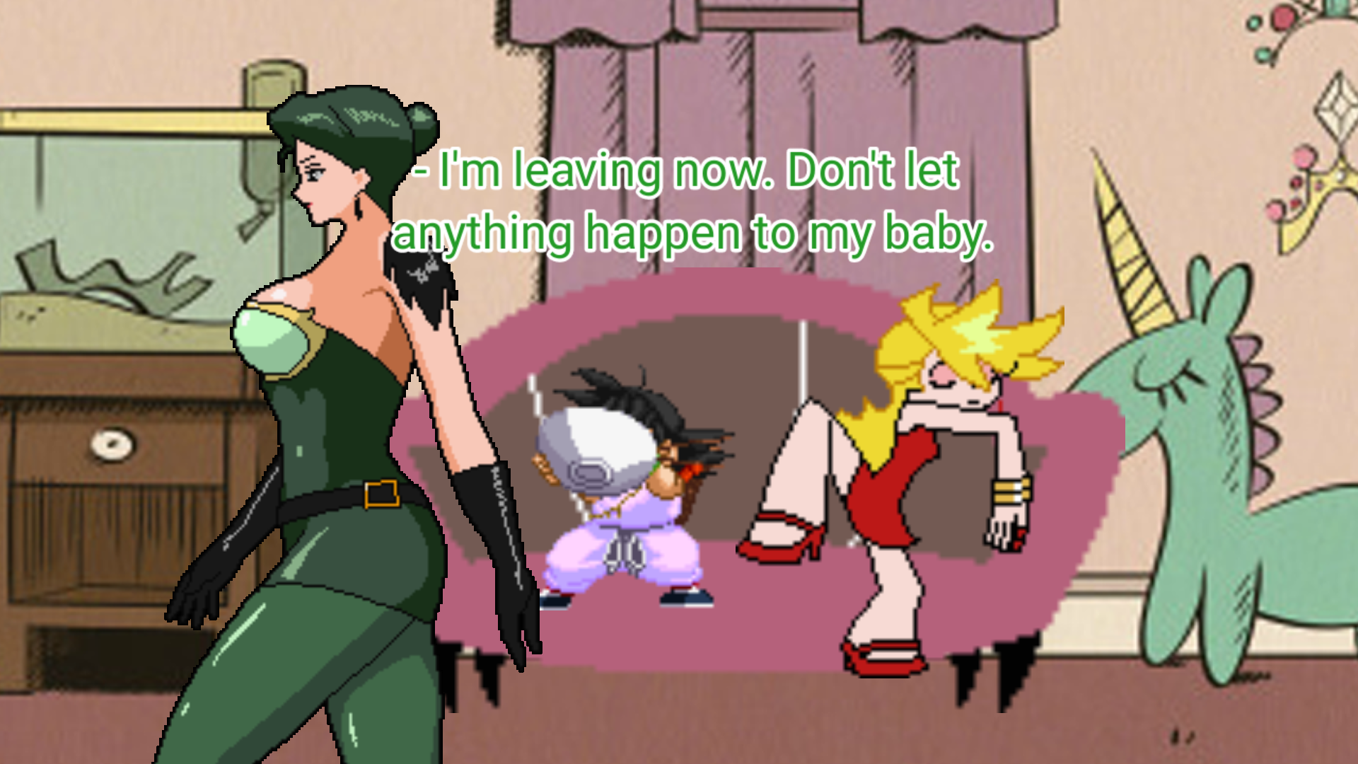 When ypu babysit but your horny~