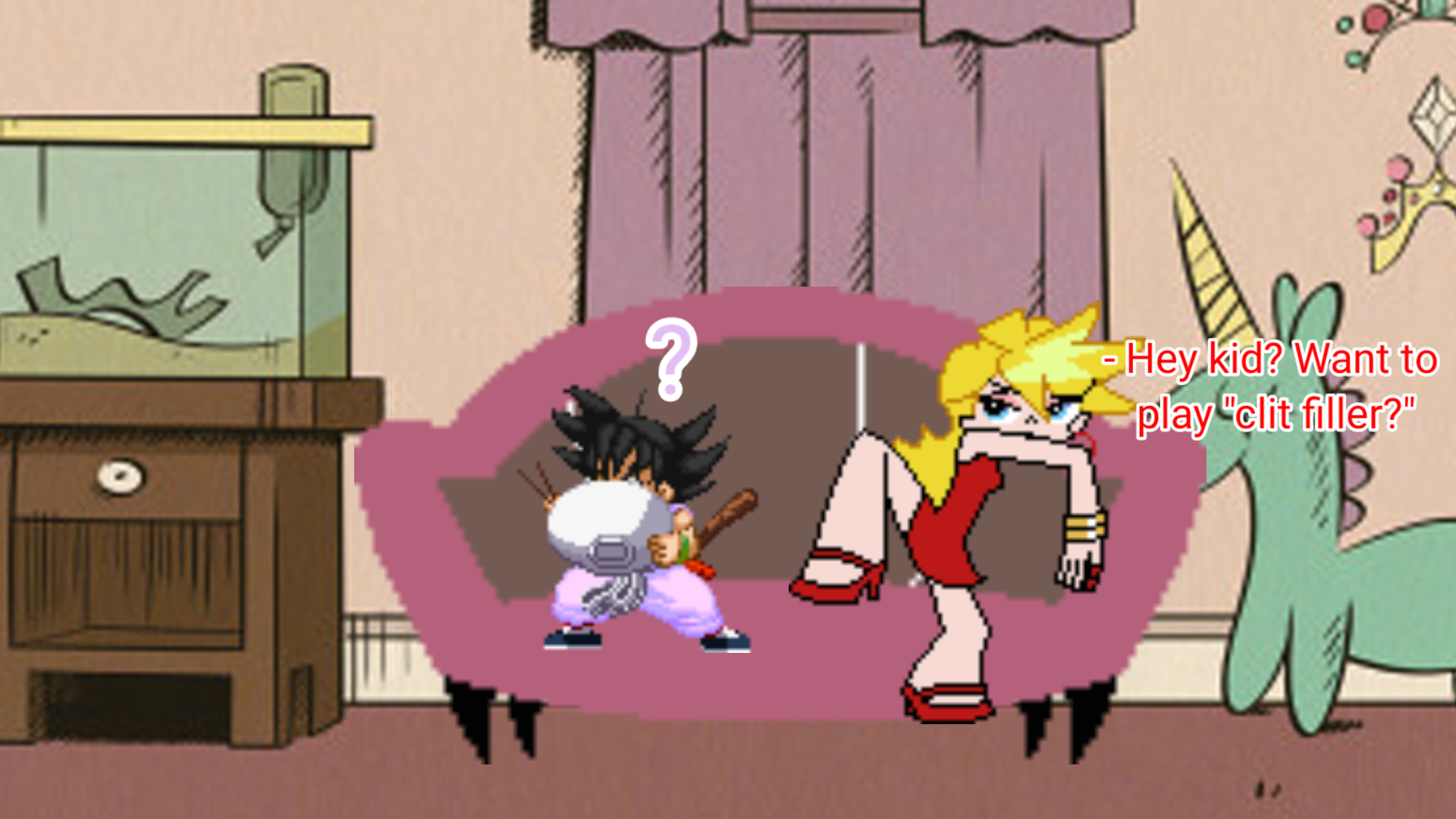 When ypu babysit but your horny~