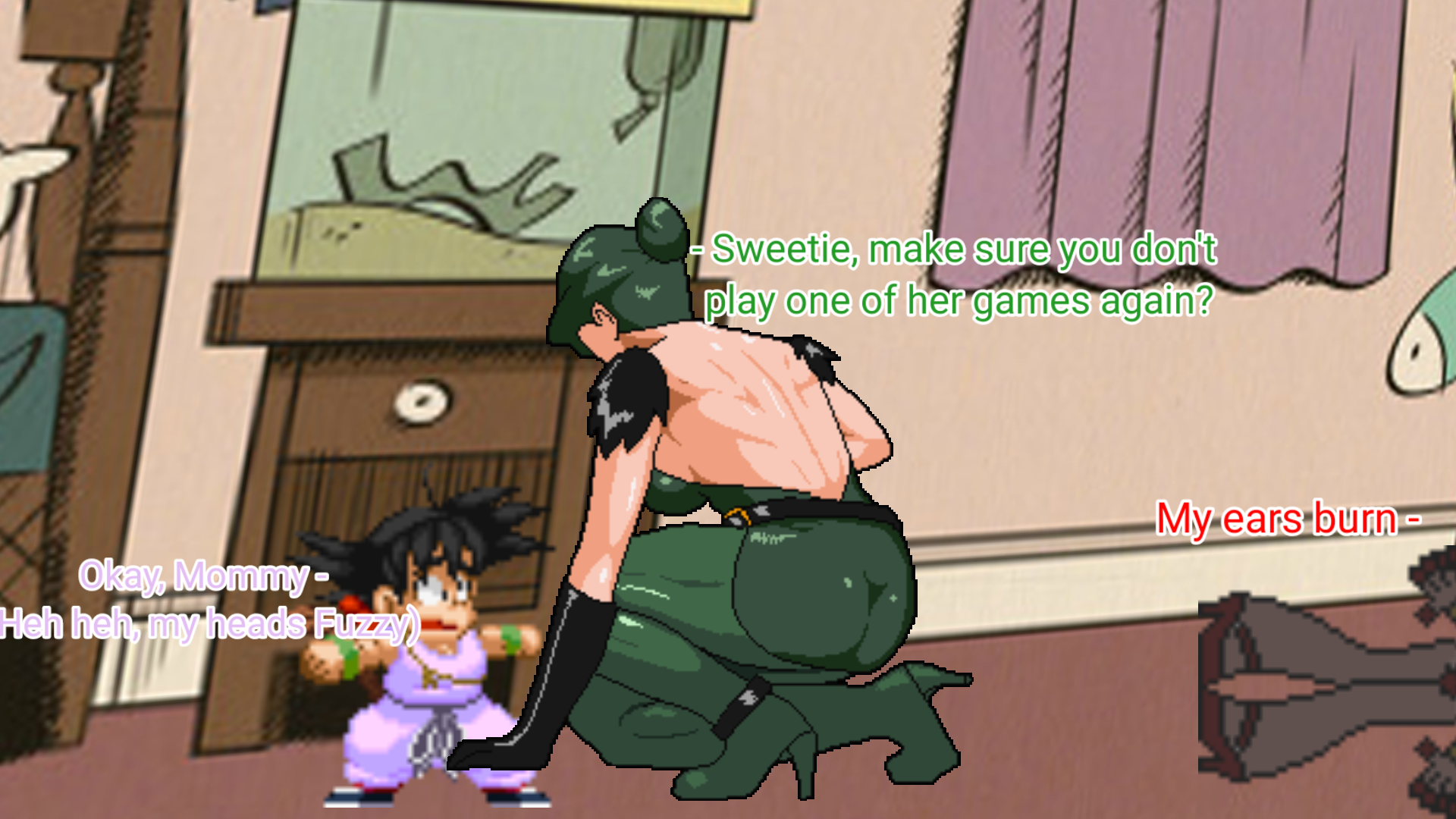 When ypu babysit but your horny~