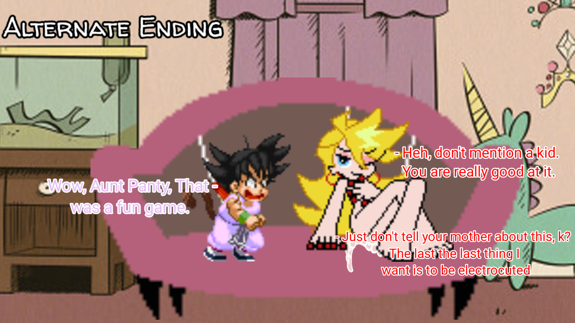 When ypu babysit but your horny~