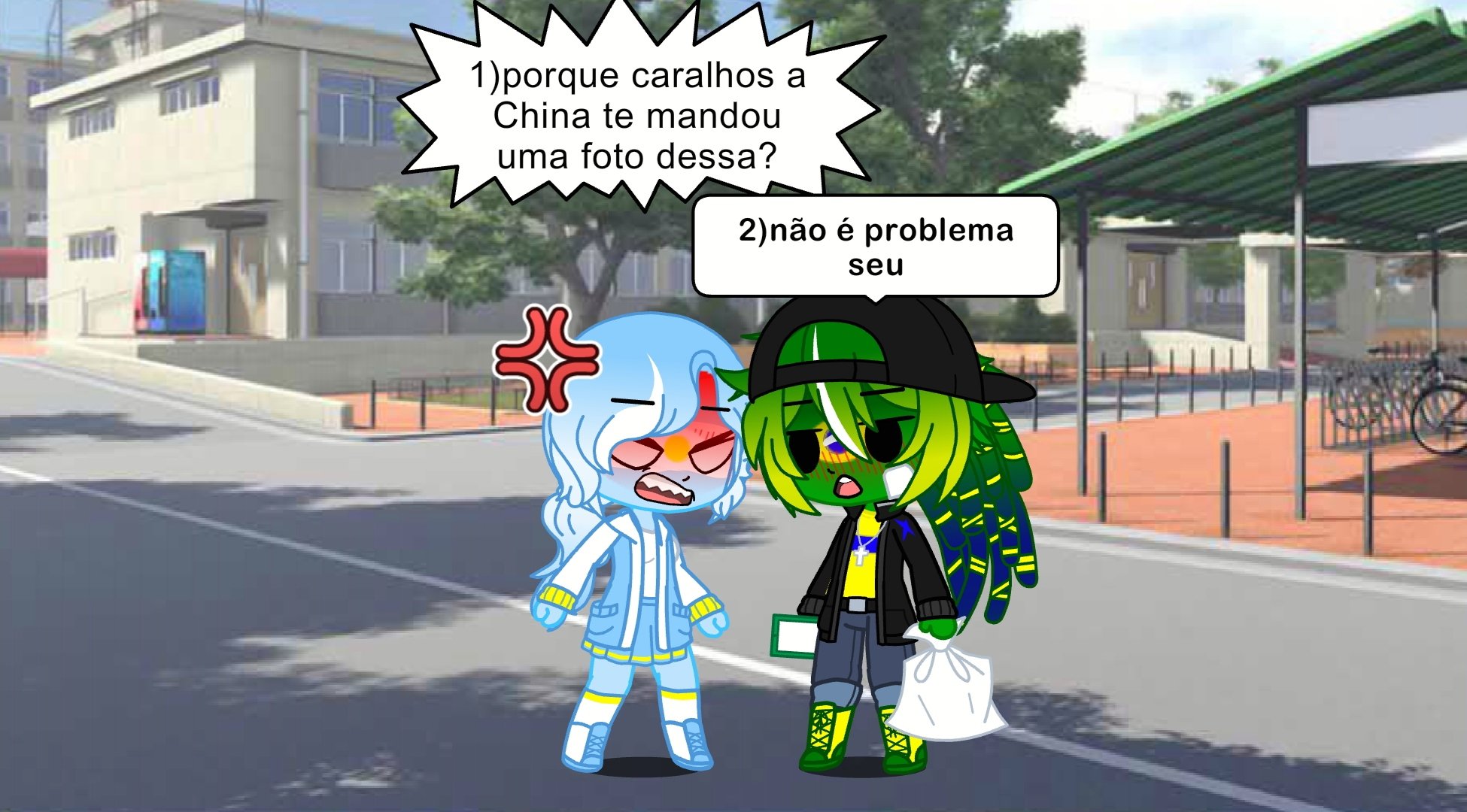 Brasil ganhando presente da China 2