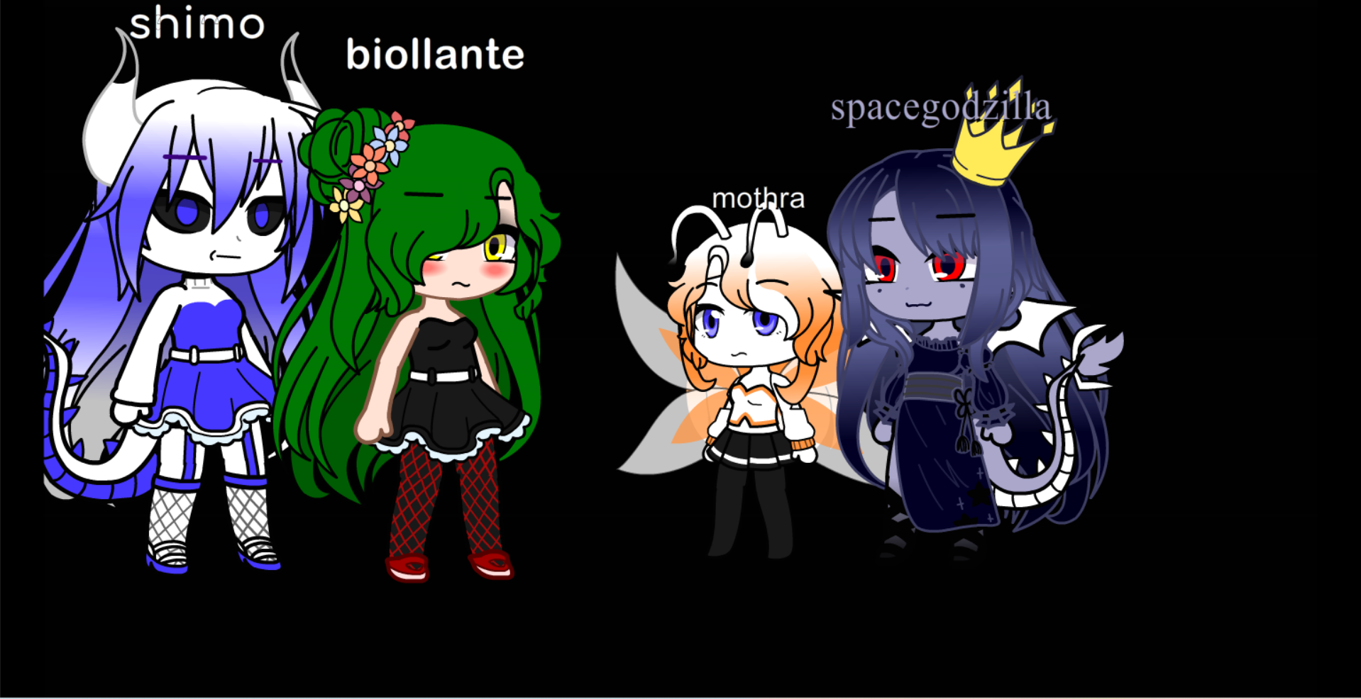 give godzilla girls asks,dares,andrequest for the vid