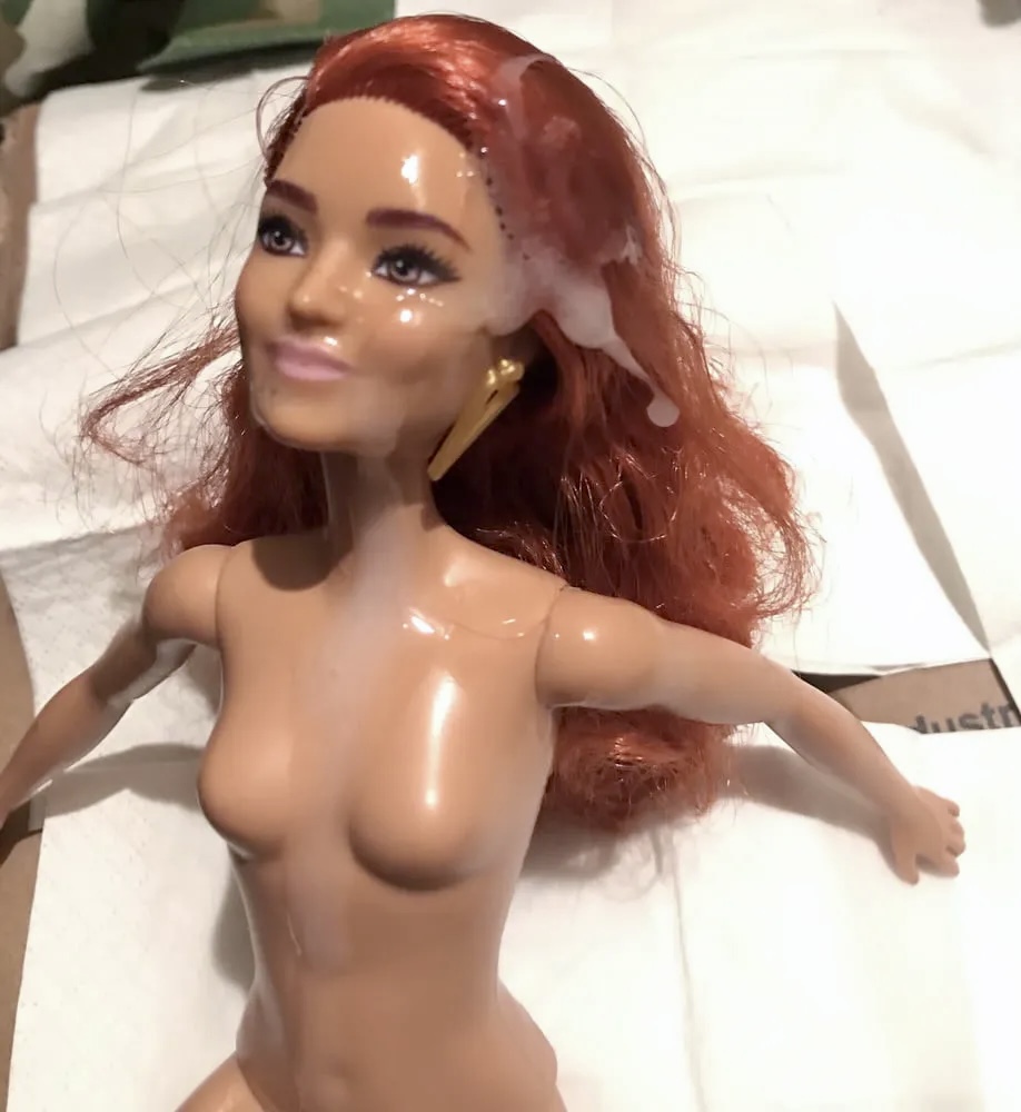 2021 redhead Barbie cumshot facials