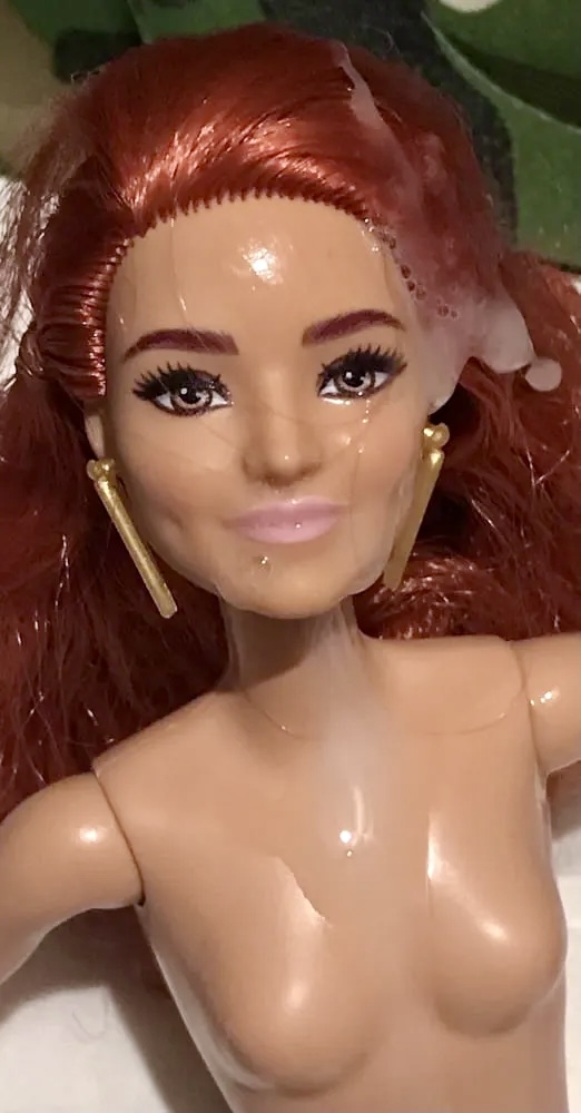 2021 redhead Barbie cumshot facials