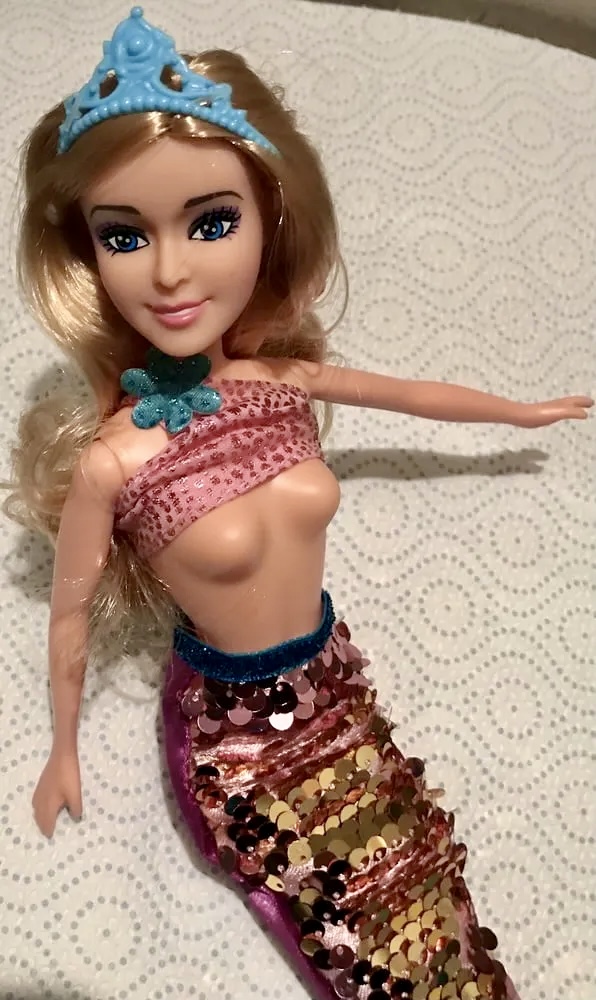 2021 Mermaid Barbie doll cumshot