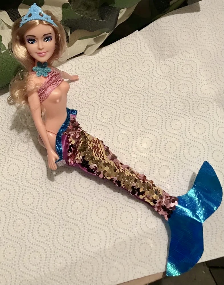 2021 Mermaid Barbie doll cumshot