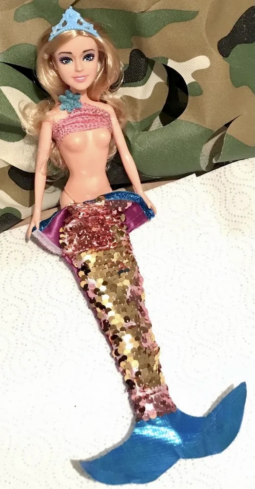 2021 Mermaid Barbie doll cumshot