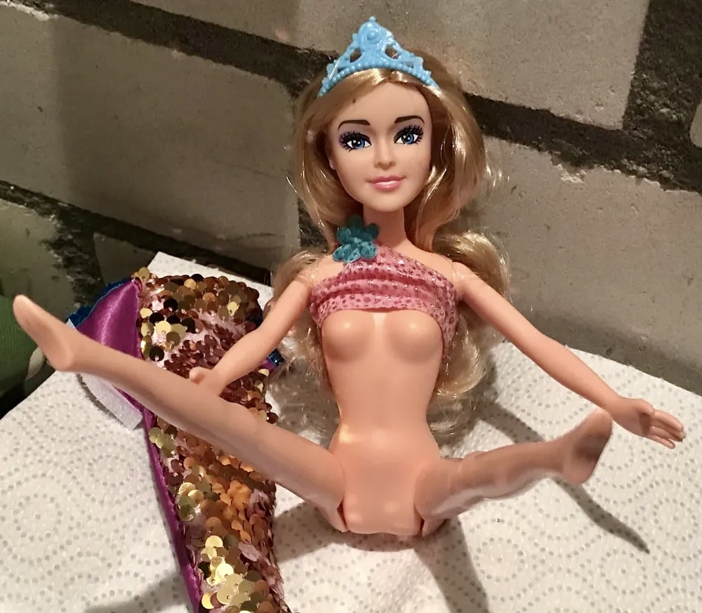 2021 Mermaid Barbie doll cumshot
