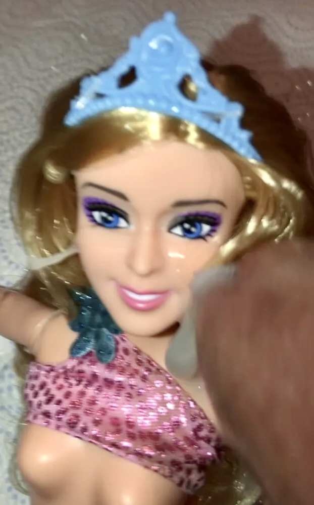 2021 Mermaid Barbie doll cumshot