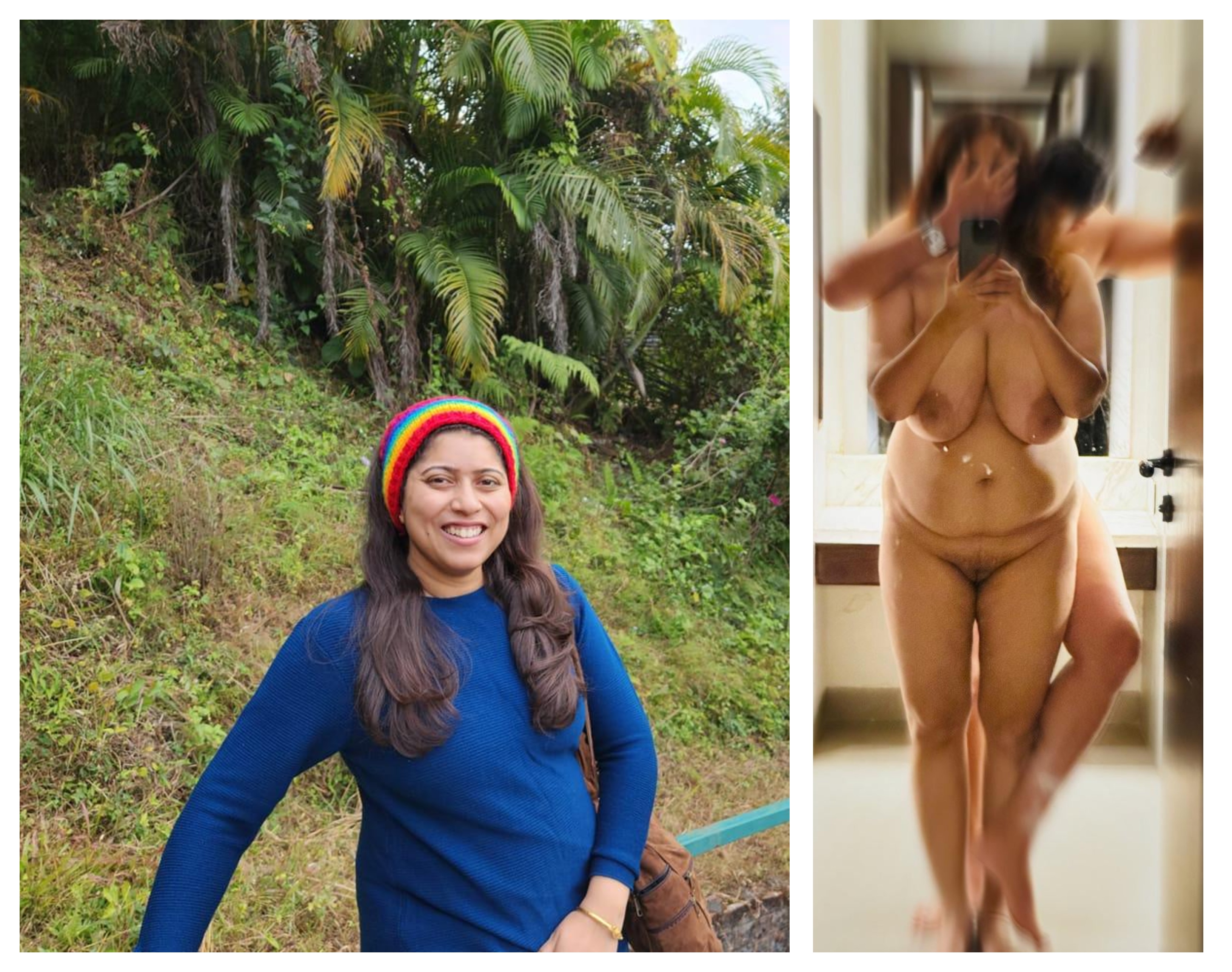 Riya Roychowdhury with her boyfrind