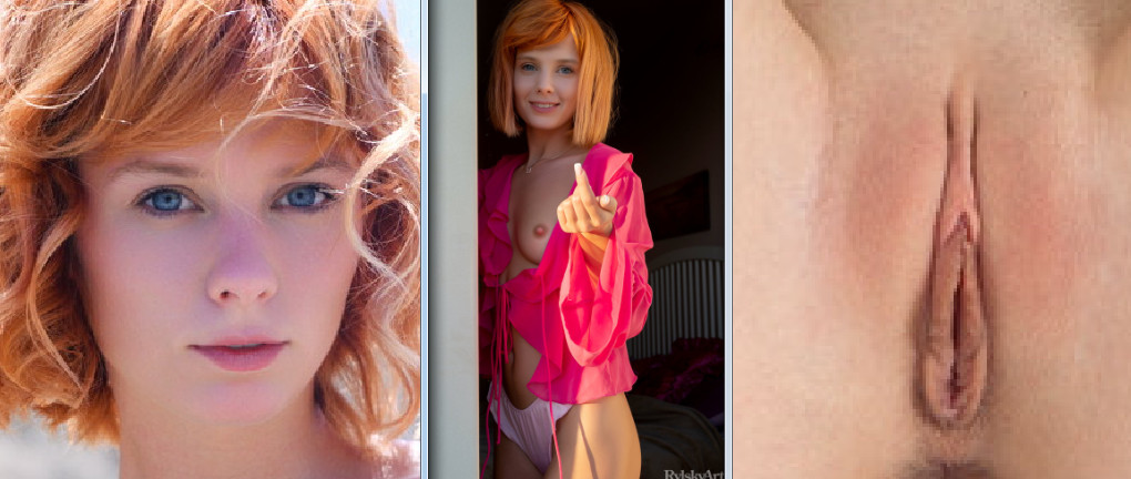 Lily opens her vagina