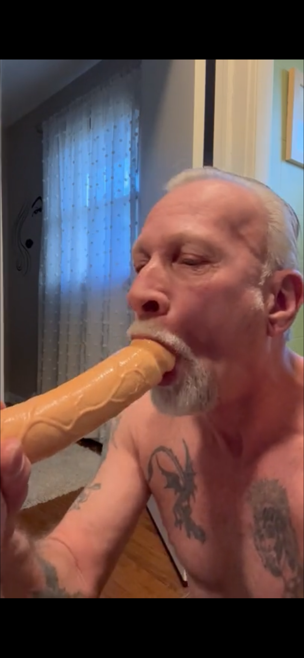 Dildo sucking