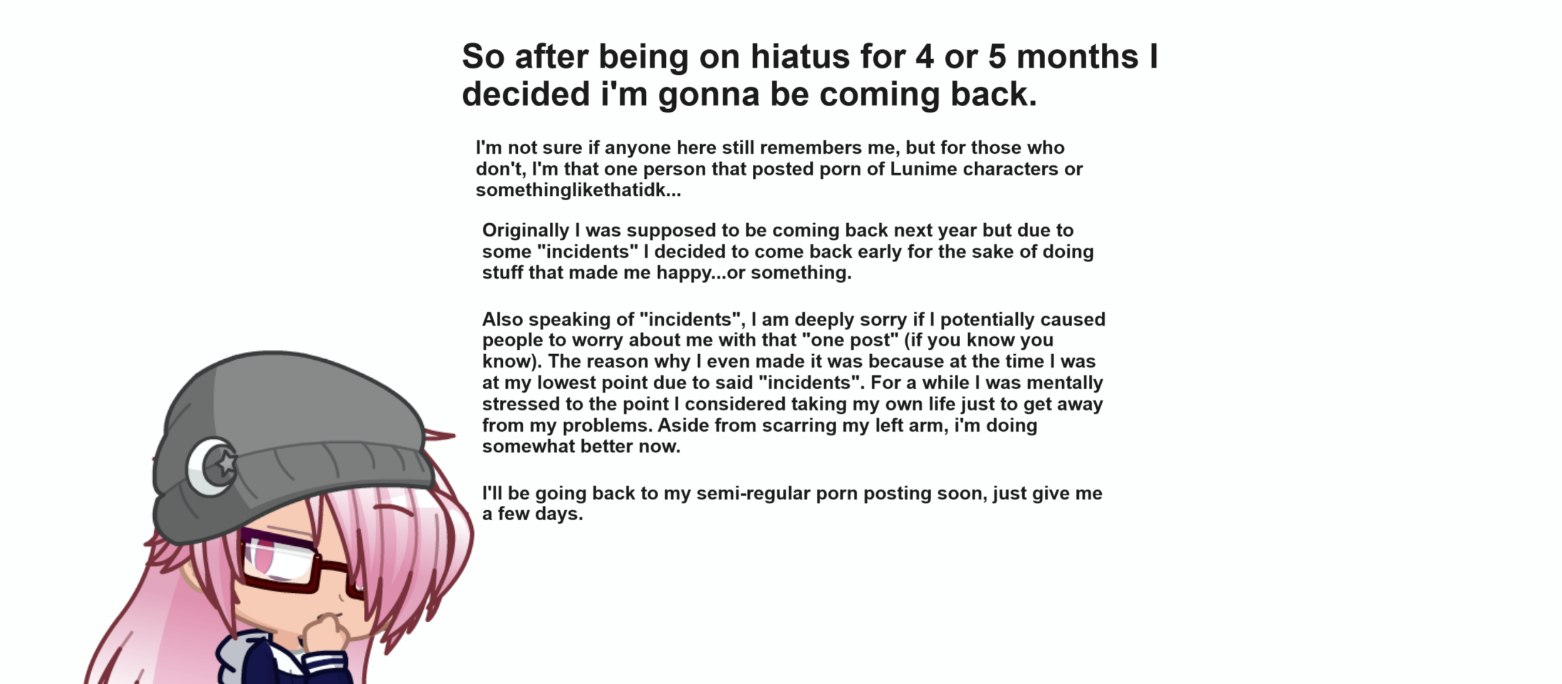 [Gacha] Returning to Shooshtime, I guess