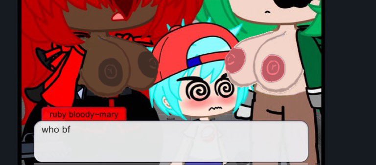 Stuck between huh bf