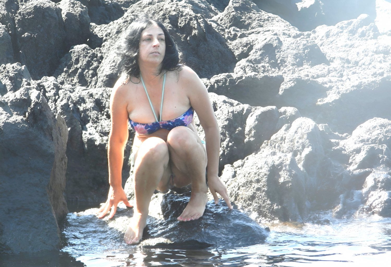 Teacher lost bikini bottom by accident_ low lost