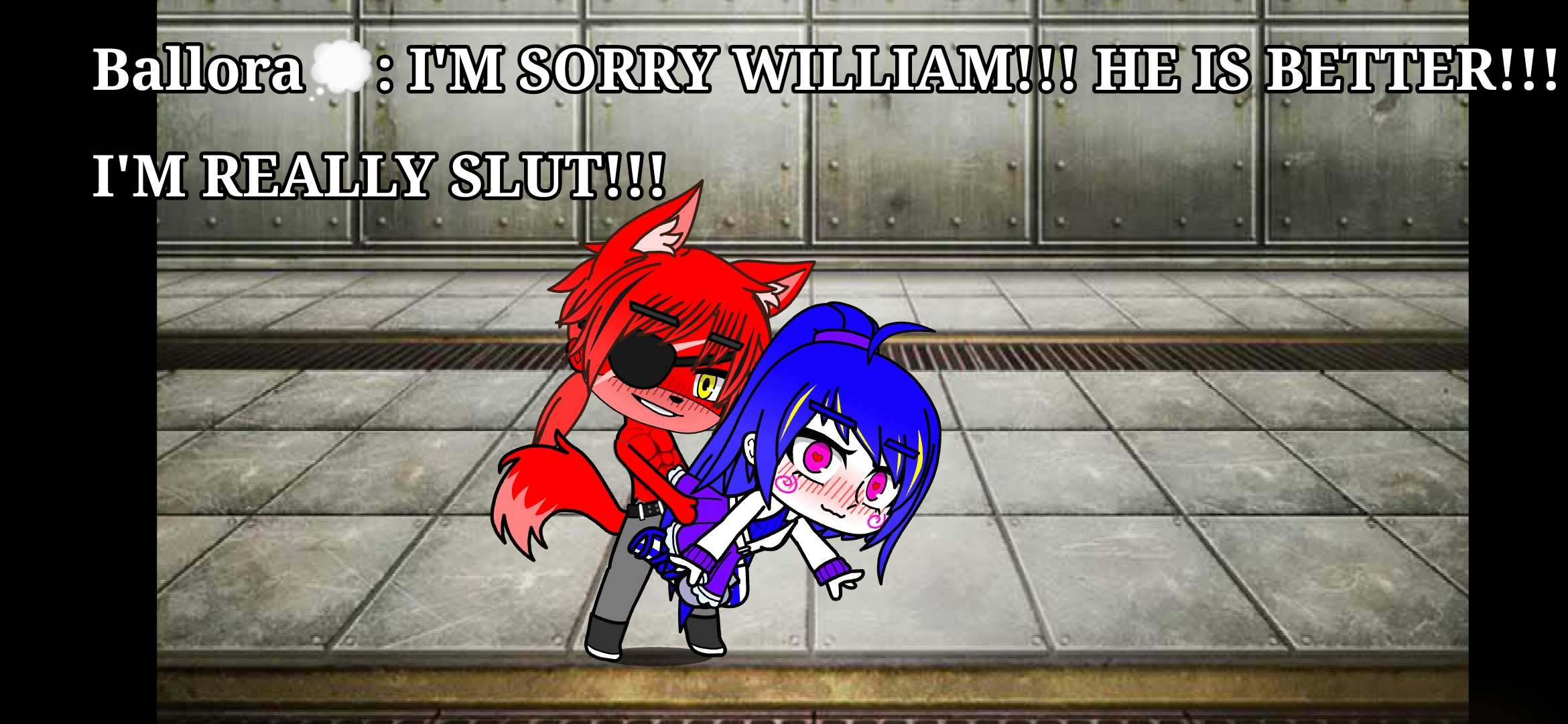 Samurai Foxy fuck Ballora