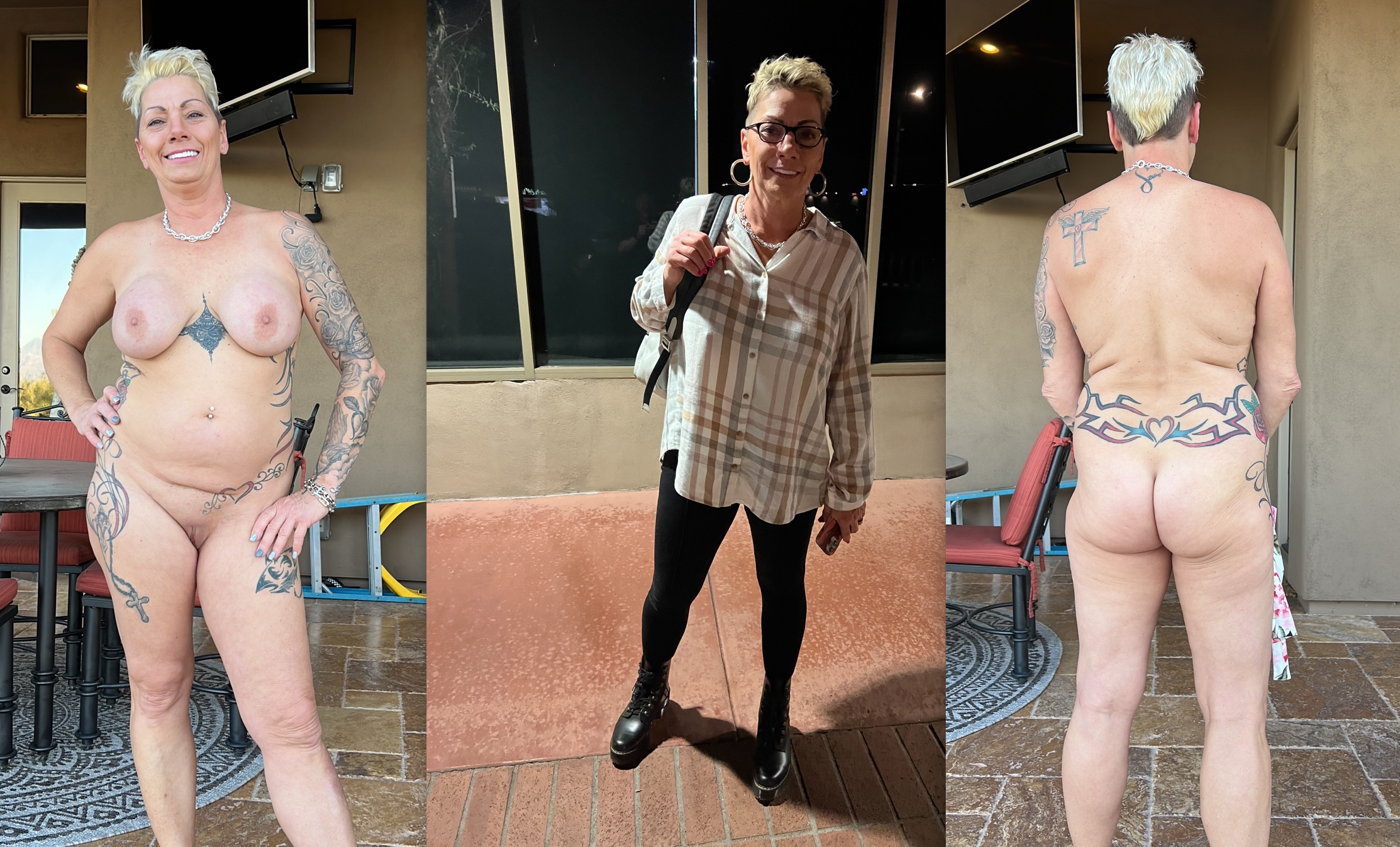 dressed and undressed