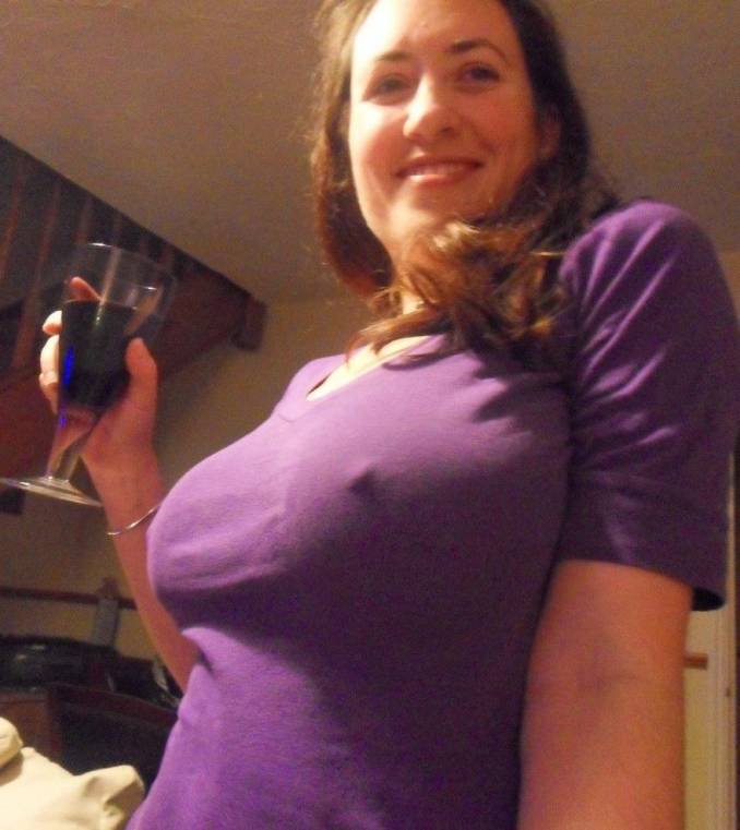 nipples seen through tops
