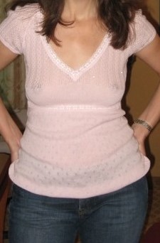 nipples seen through tops