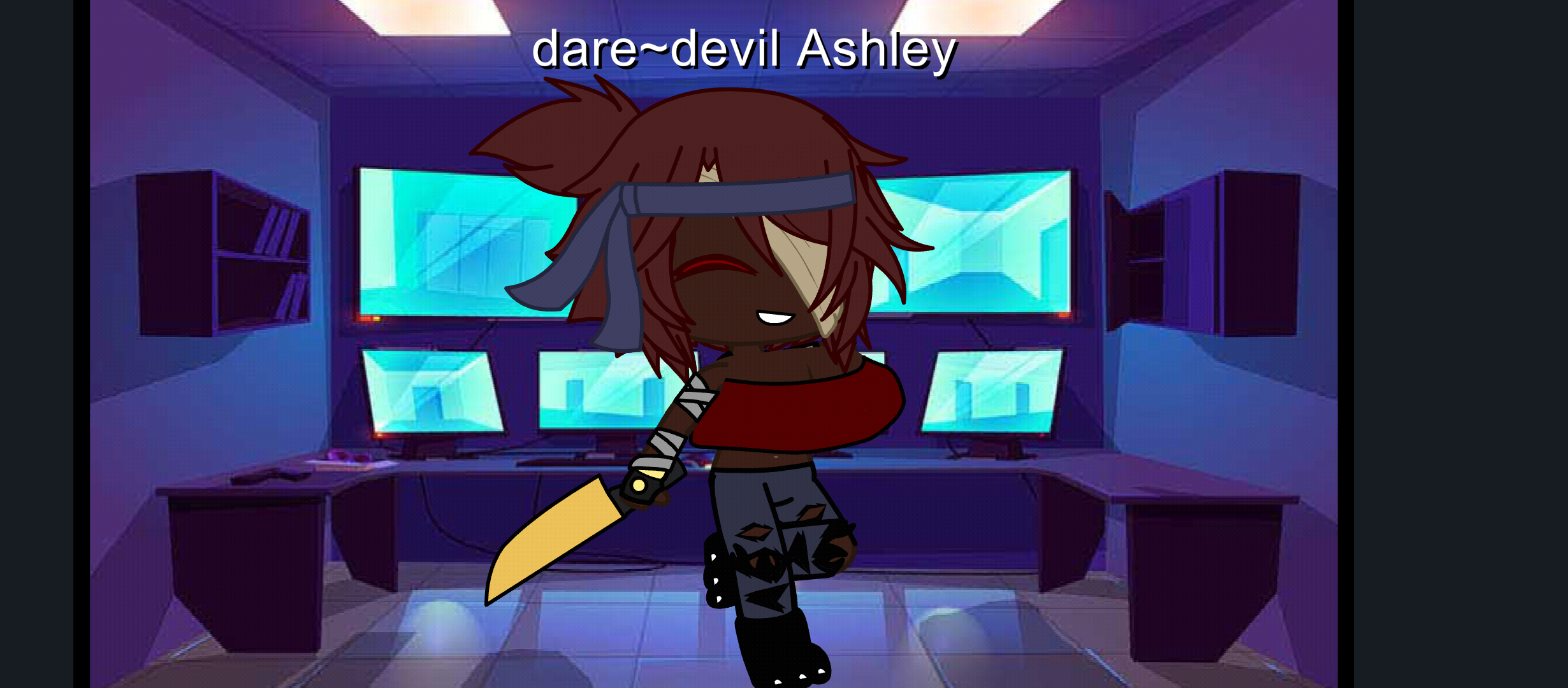 Introduce "dare~devil Ashley" the Maroon imposter