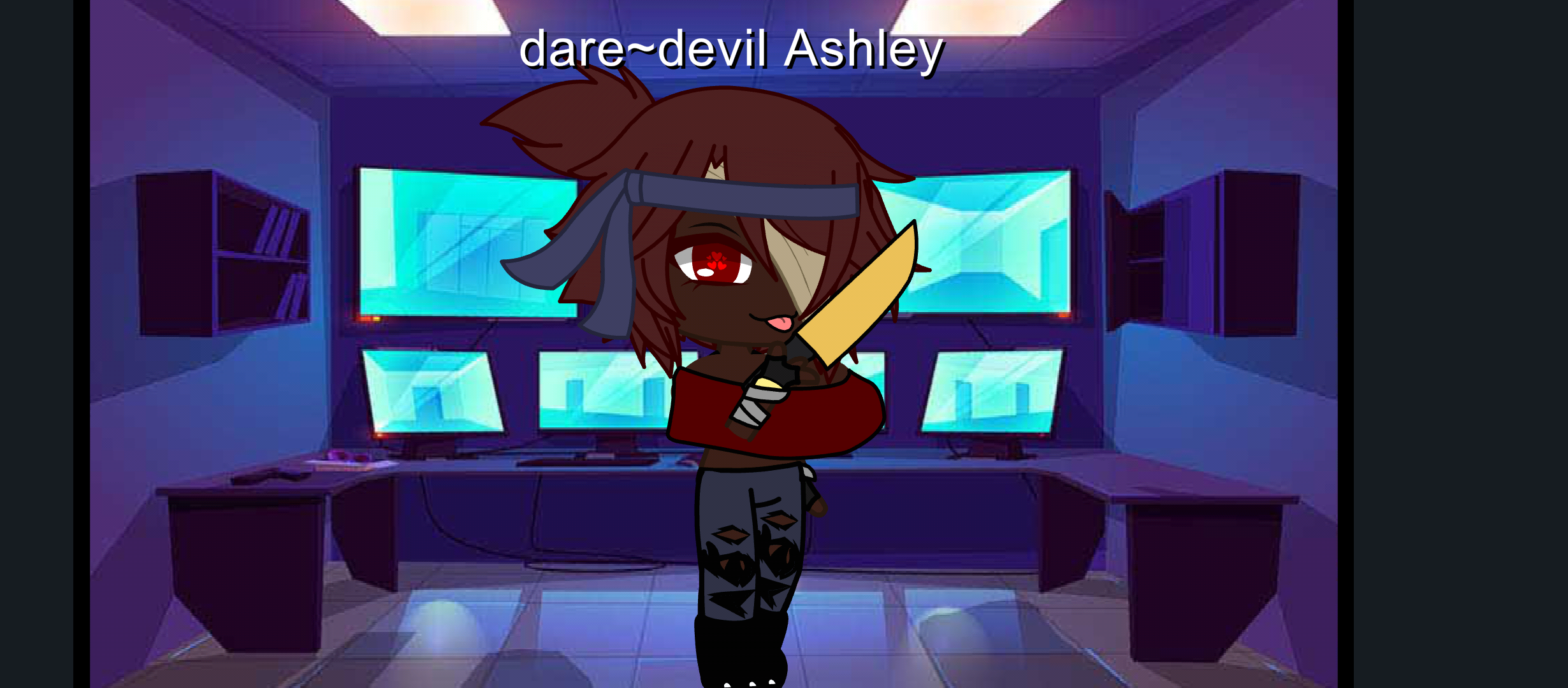 Introduce "dare~devil Ashley" the Maroon imposter