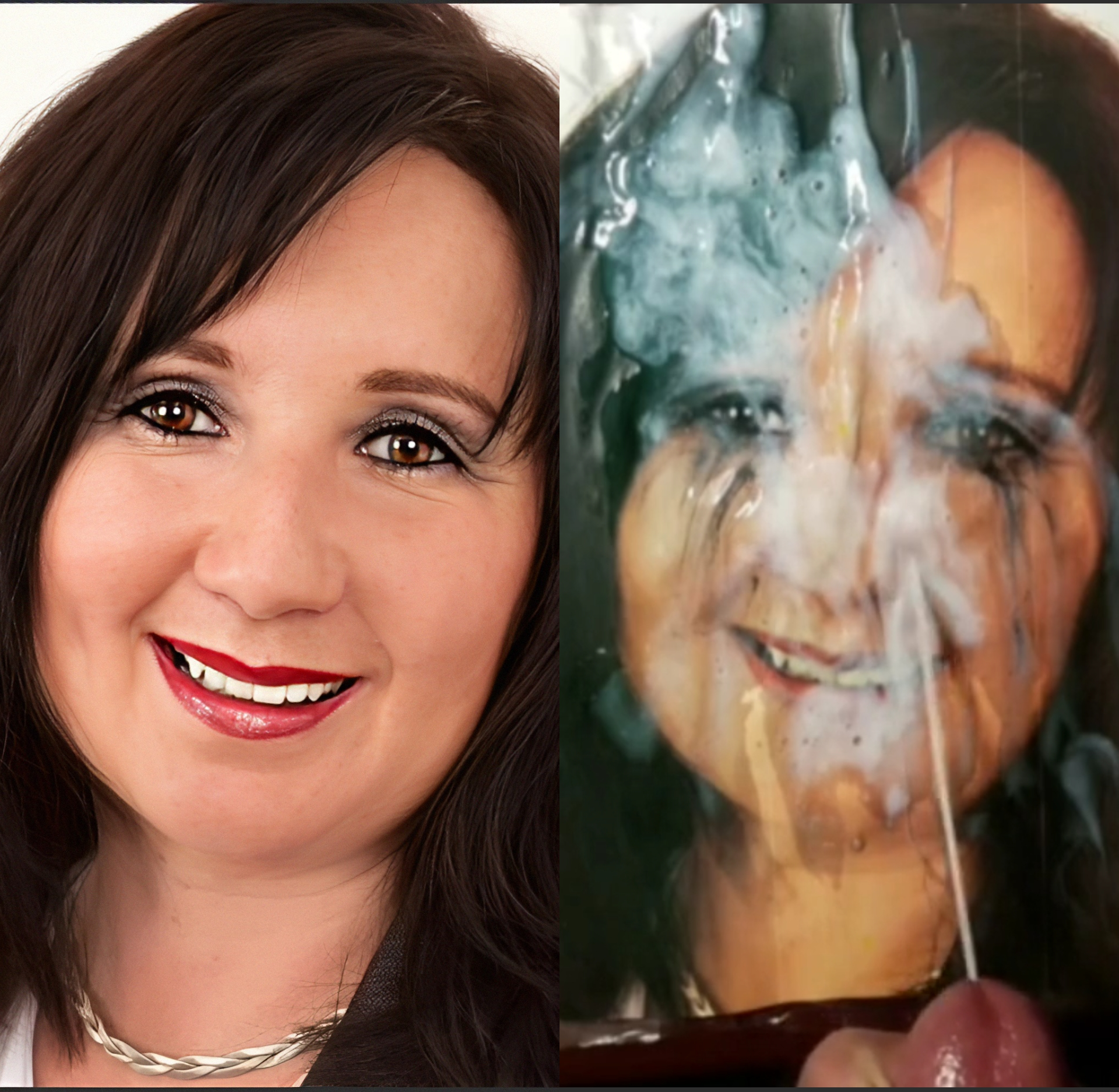 Michaelas facial cumshot collection #1