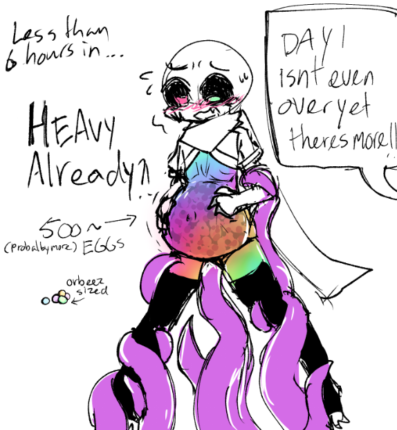 Ink sans getting fucked