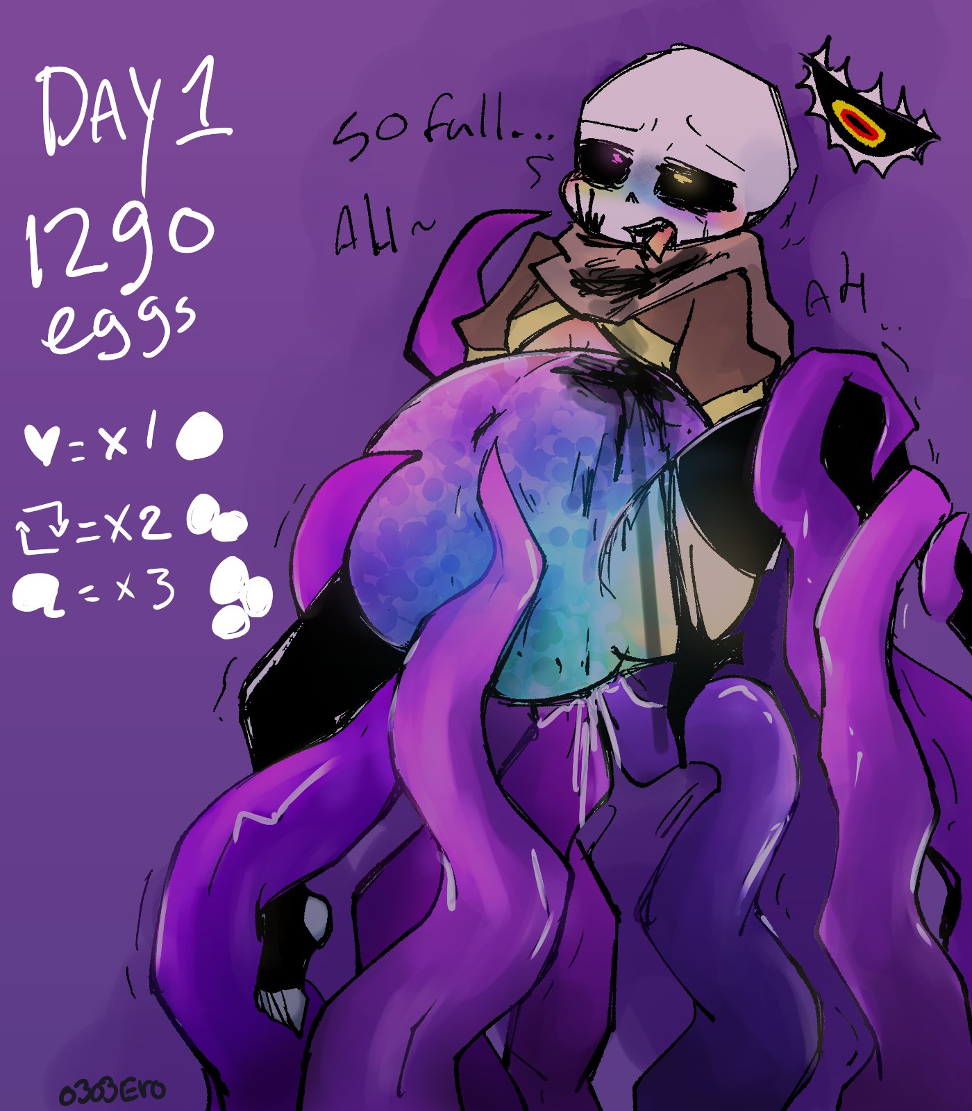 Ink sans getting fucked