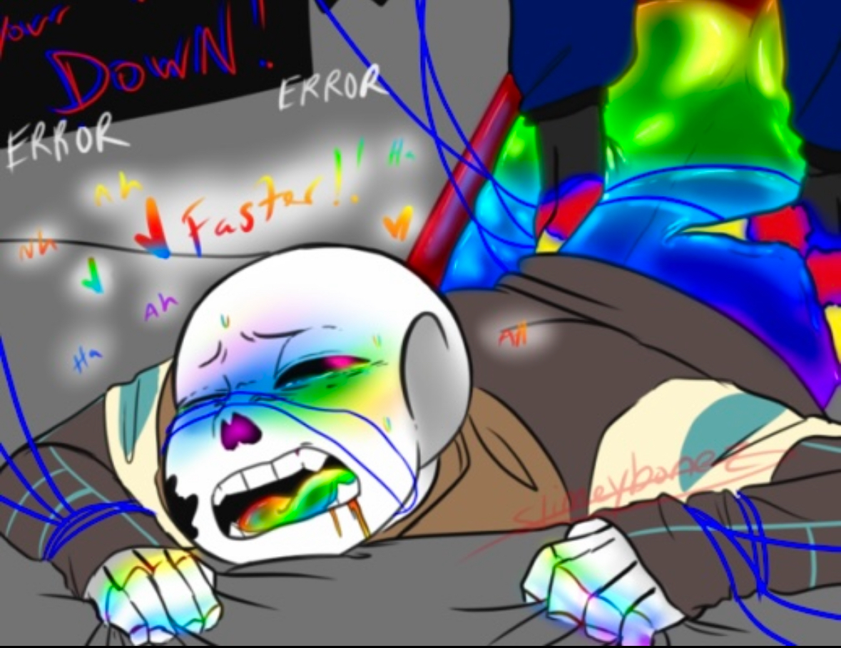 Ink sans getting fucked