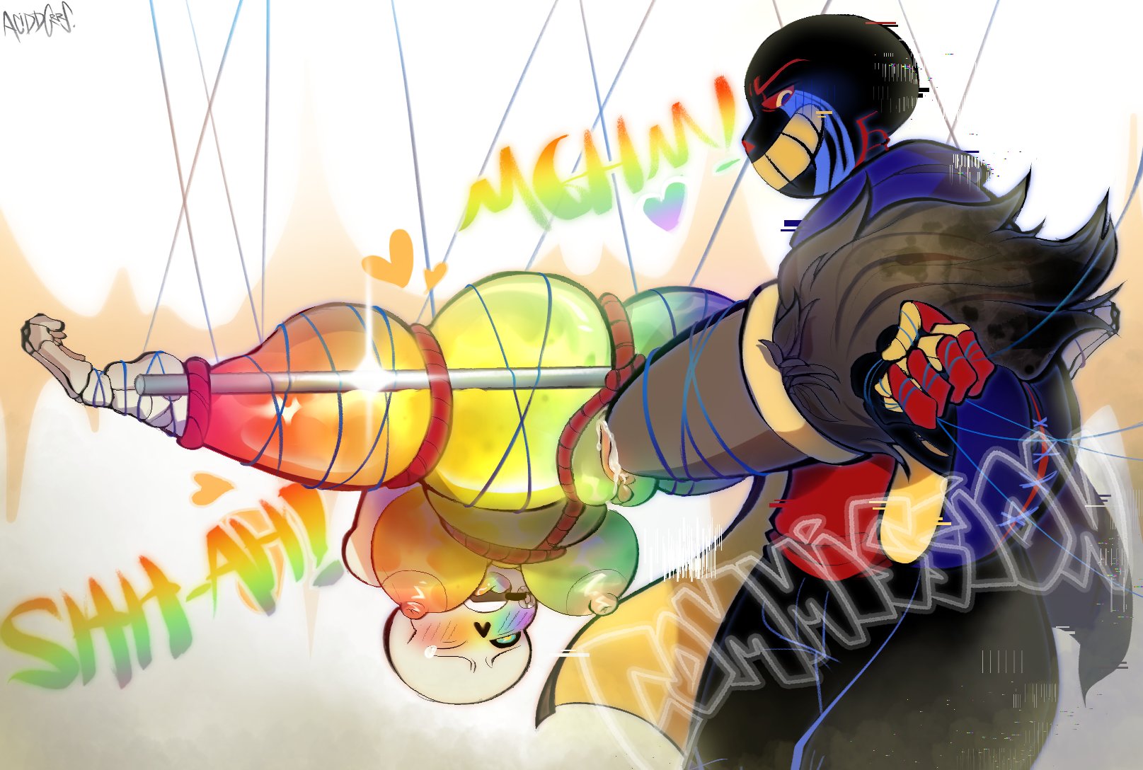 Ink sans getting fucked