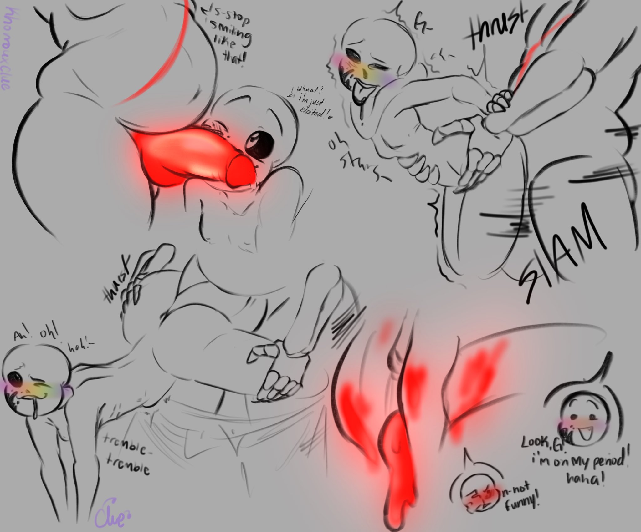 Ink sans getting fucked