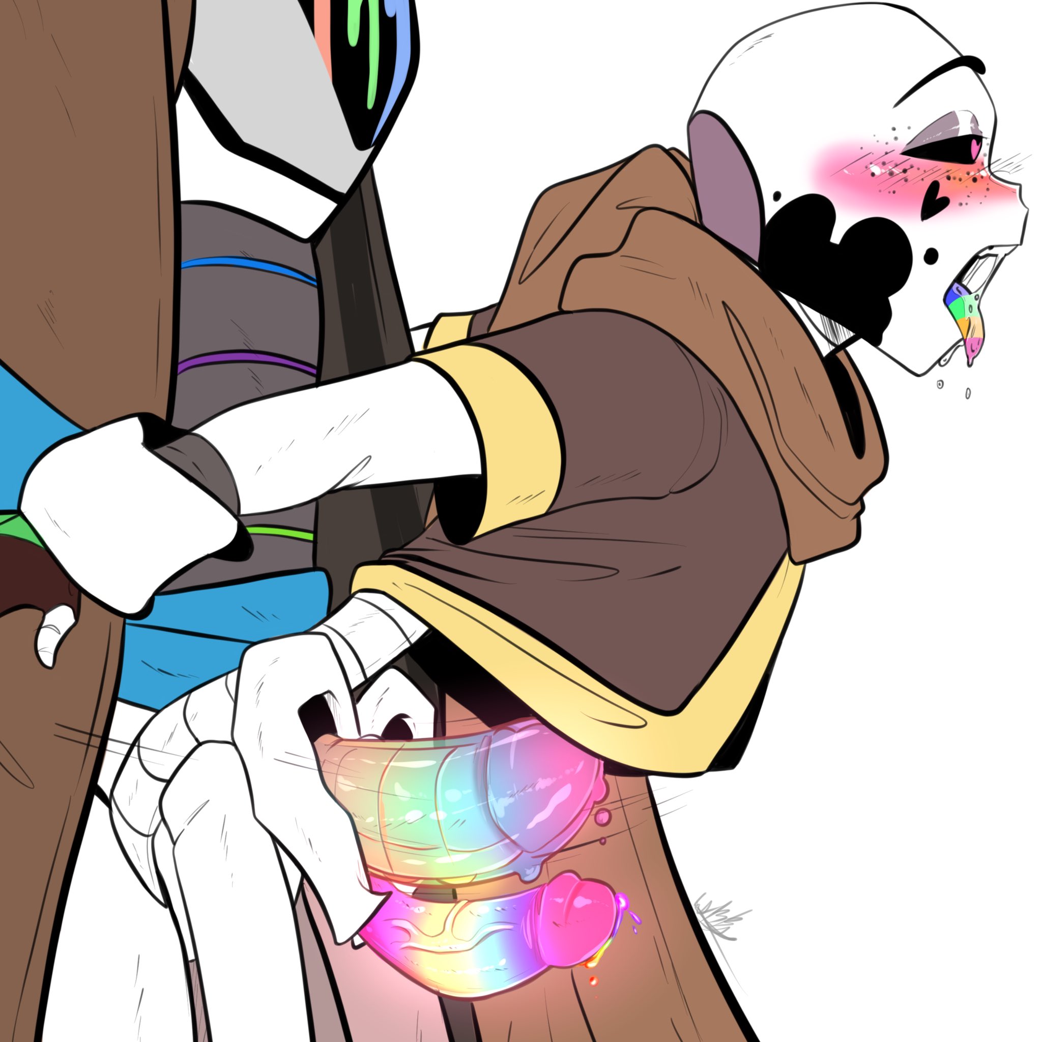 Ink sans getting fucked