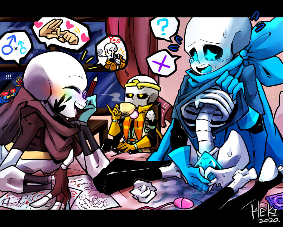 Ink sans getting fucked