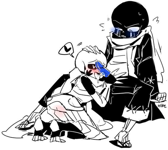Ink sans getting fucked