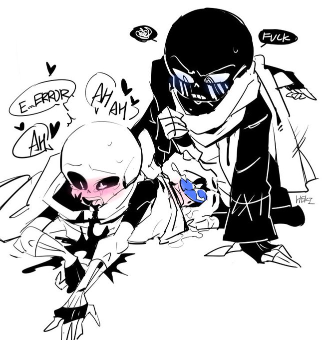 Ink sans getting fucked