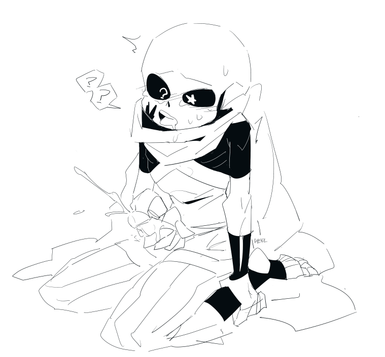 Ink sans getting fucked