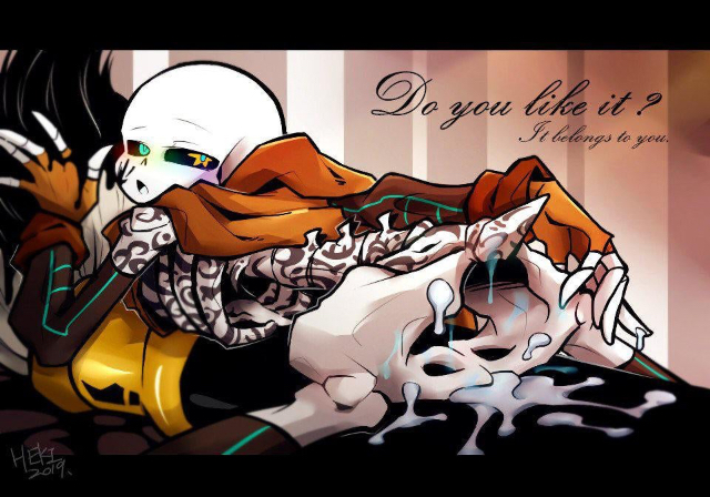 Ink sans getting fucked